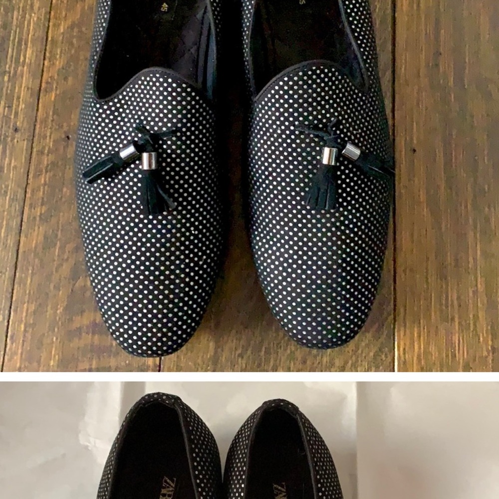 Zara Men’s  Textured Dress Shoes